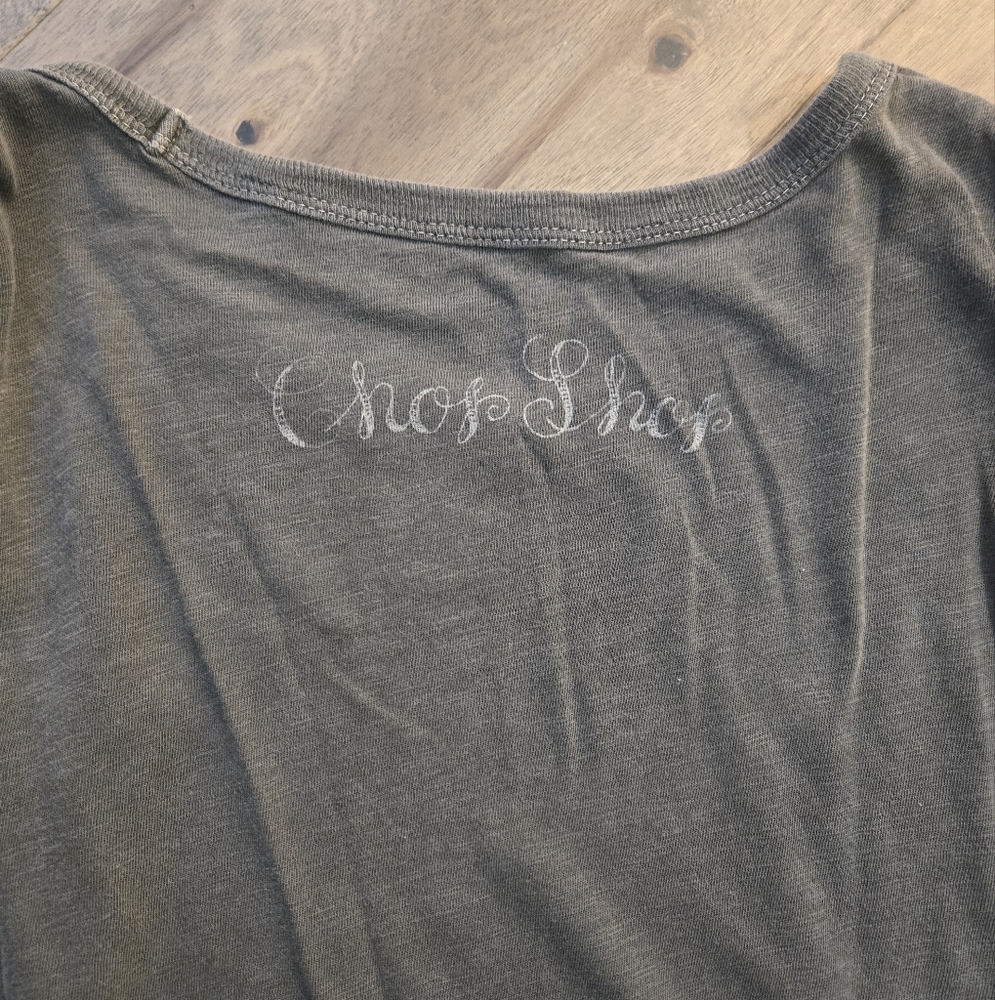 Lucky Brand Original Chop Shop Gray T Shirt - Picture 4 of 5